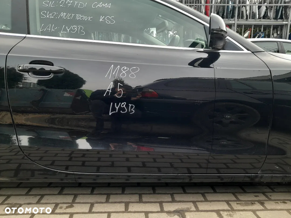 AUDI A5 8T DRZWI PRAWE PRZEDNIE PRAWY PRZÓD KOLOR: LY9B