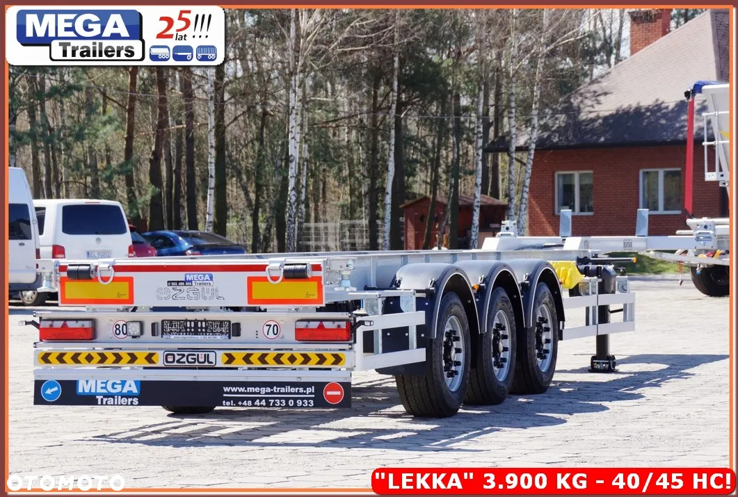 Inny Podwozie LIGHT 3.900 kg - kontenery 40/45 Ft (HC) z ADR EX3 !!! - 12