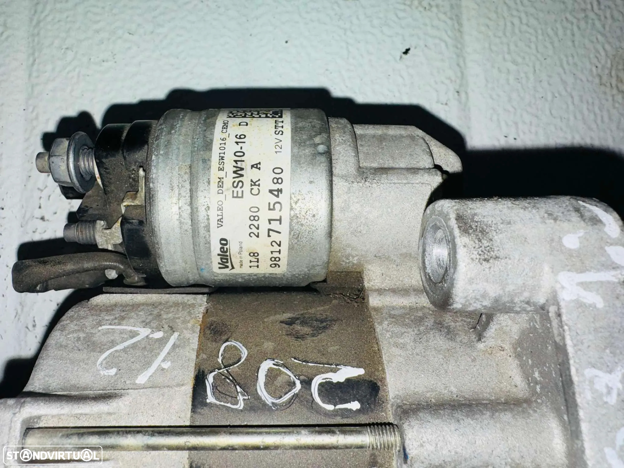 Motor de Arranque Peugeot 208 / Peugeot 2008 1.2 Turbo Gasolina - 3