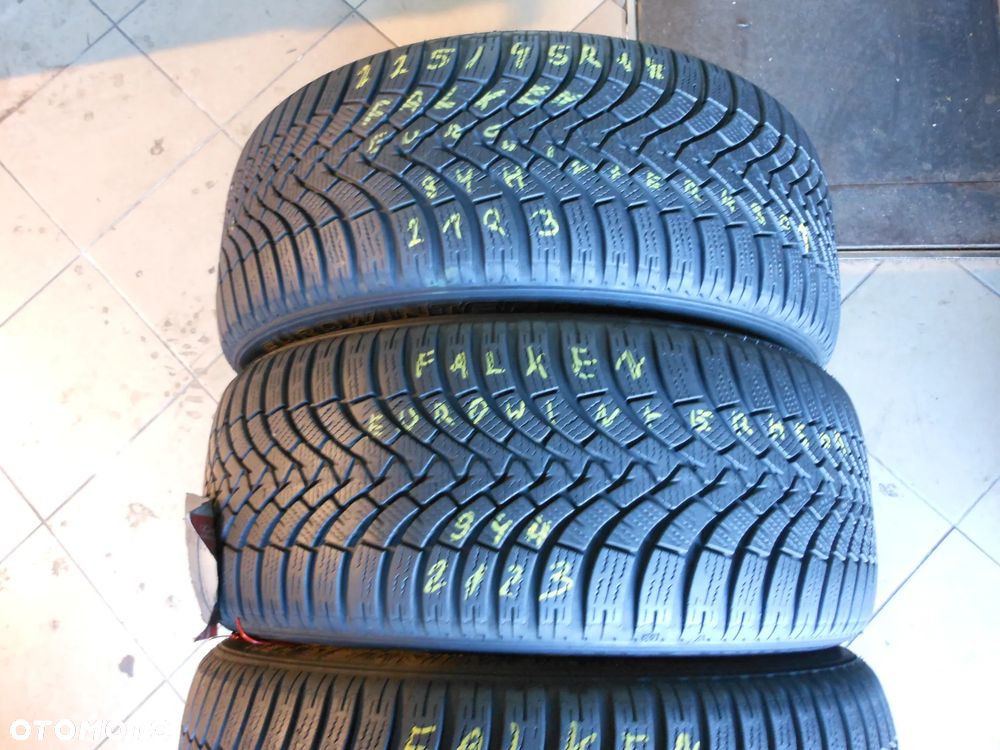 Opony 225/45r17 falken eurowinter hs01 7mm komplet  zima - 3