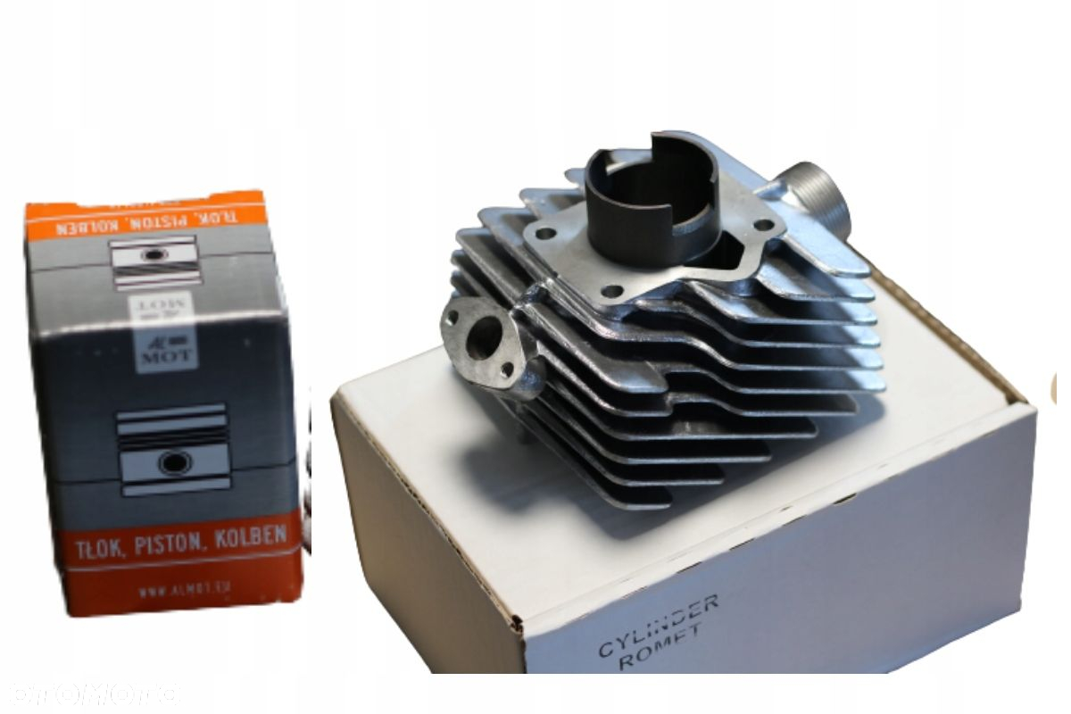 CYLINDER ALUM ROMET OGAR 205 KADET TŁOK ALMOT 38.0 - 6