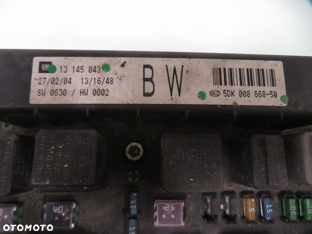 MODUŁ BSM OPEL ASTRA III H 13145043 5DK00866850 015349211 - 6