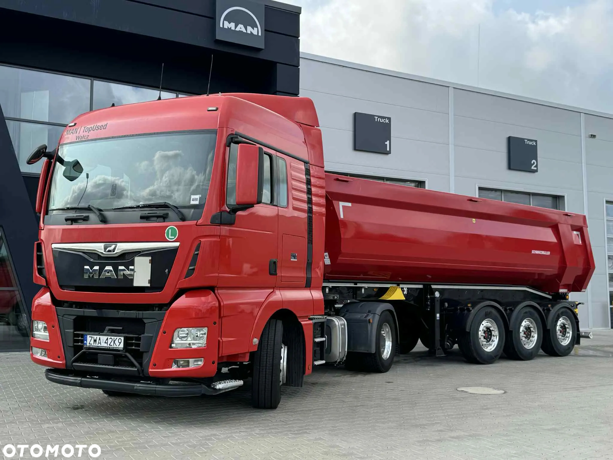 MAN TGX 18.510 BLS HYDRAULIKA RETARDER + SCHWARZMULLER WYWROTKA STAL 27m3 - 2