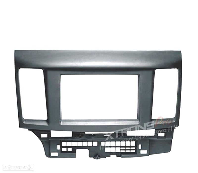 MOLDURA ADAPTADOR PRETO PARA RADIO 2-DIN PARA MITSUBISHI LANCER GALANT FORTIS INSPIRA - 1