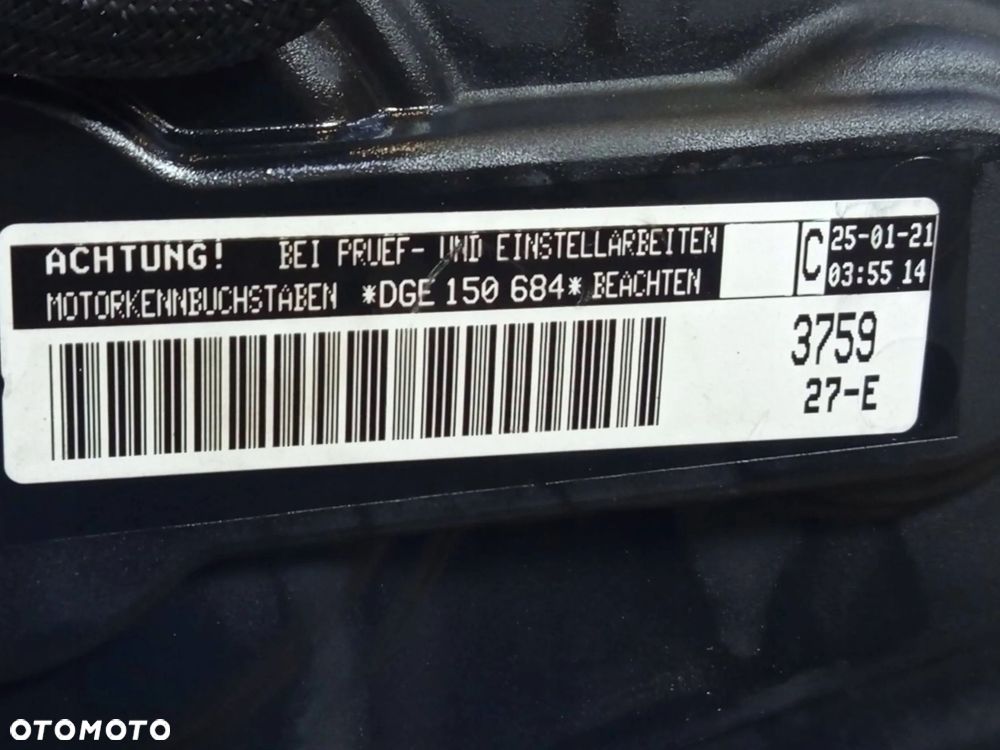 SILNIK KOMPLETNY DGE DGEA SEAT LEON IV 4 1.4 eTSI GOLF VIII A3 8Y HYBRYDA - 10