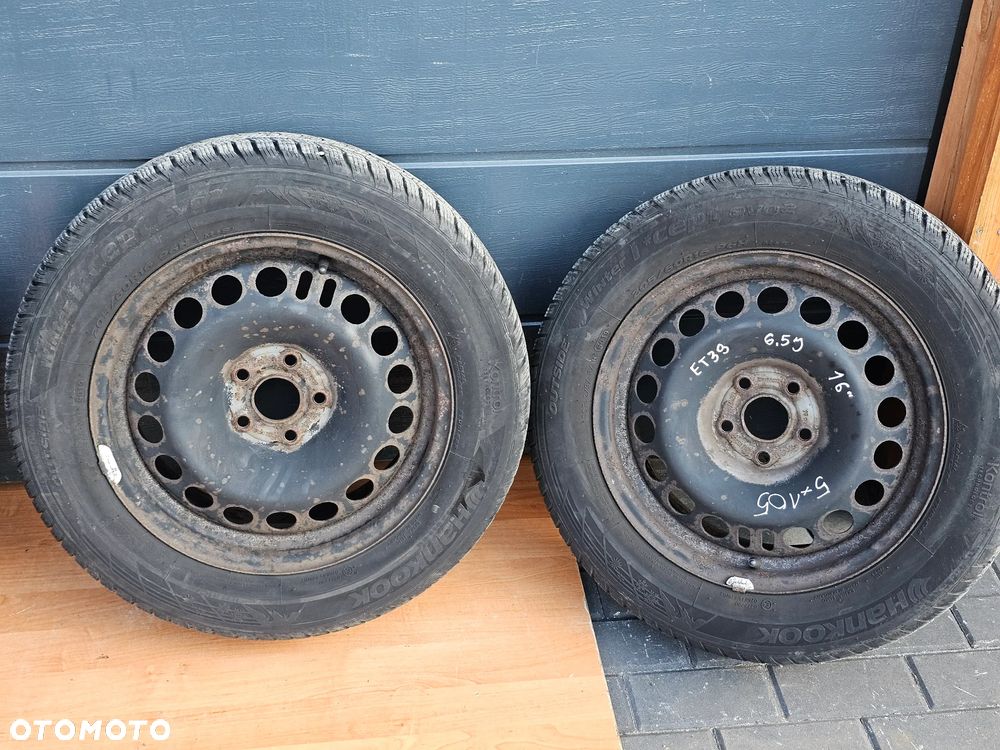 KOŁA FELGI STALOWE OPONY ZIMOWE 205/60 R 16 OPEL ASTRA J K MOKKA 5x105 ET39 - 2