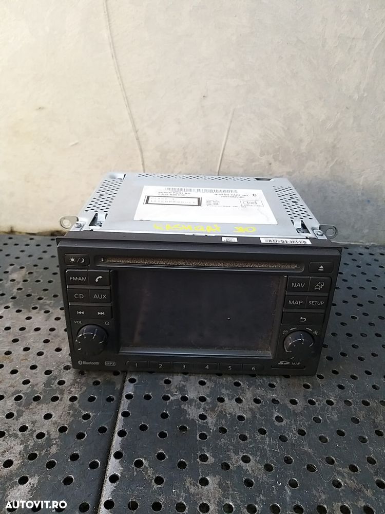 Radio cd player mp 3 navigatie gps nissan qashqai j10 facelift 7612830032 25915bh10c - 1
