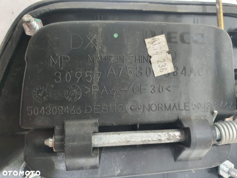 KLAMKA ZEWNĘTRZNA IVECO STRALIS EUROCARGO PRAWA Z ZAMKIEM 504308466 - 3