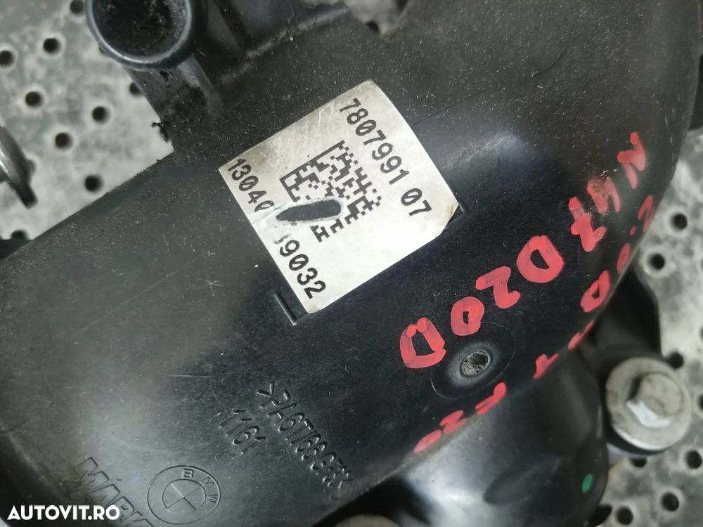 tub galerie admisie cu senzor 2.0 d n47d20d bmw seria 1 f20   7810765  780799107 - 3