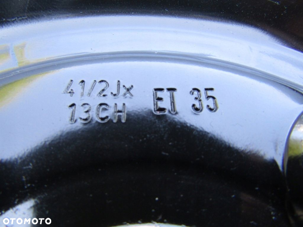 4x Felgi 13 Hyundai i10 II od 2013r - do 2019r / 4x100 ET35  czujniki TPMS - 13