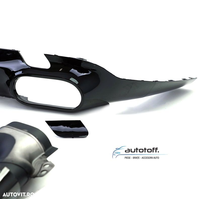 Difuzor Mercedes CLS C257 53 AMG (2018+) Negru lucios - 6