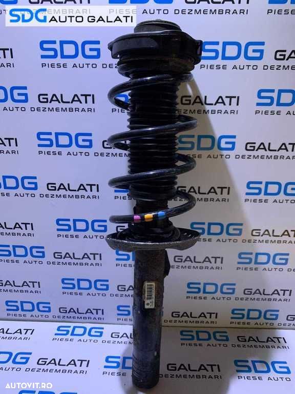 Amortizor Telescop Complet cu Arc si Flansa Fata Stanga Skoda Octavia 2 1.9 TDI 2004 - 2013 Cod 1K0413031BF - 1