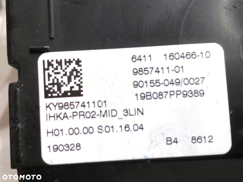 MODUŁ STEROWNIK KLIMATYZACJI  BMW 5 (G30, F90) 2016 - 2022 530 e Plug-in-Hybrid 135 kW [184 KM] - 4