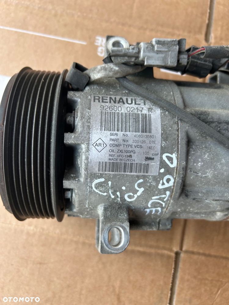 Renault Clio IV kompresor klimatyzacji 926000217R 0.9 tce Captur Dacia sandero Duster - 2