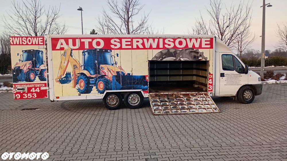 Fiat Ducato ALKO Podwozie Kontener na KOŁACH Garaż Mobilny Magazyn Przyczepa Laweta Kamper - 2