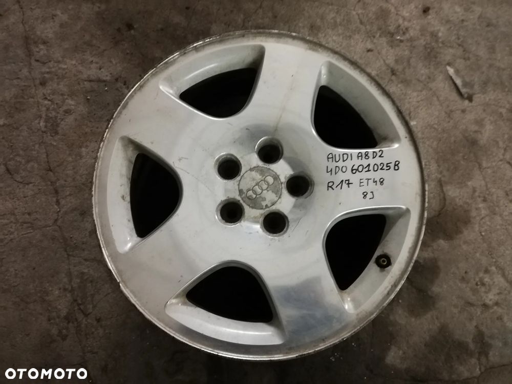 Felga aluminiowa Audi OE 4D0 601 025 B 8.0" x 17" 5x112 ET 48 - 1