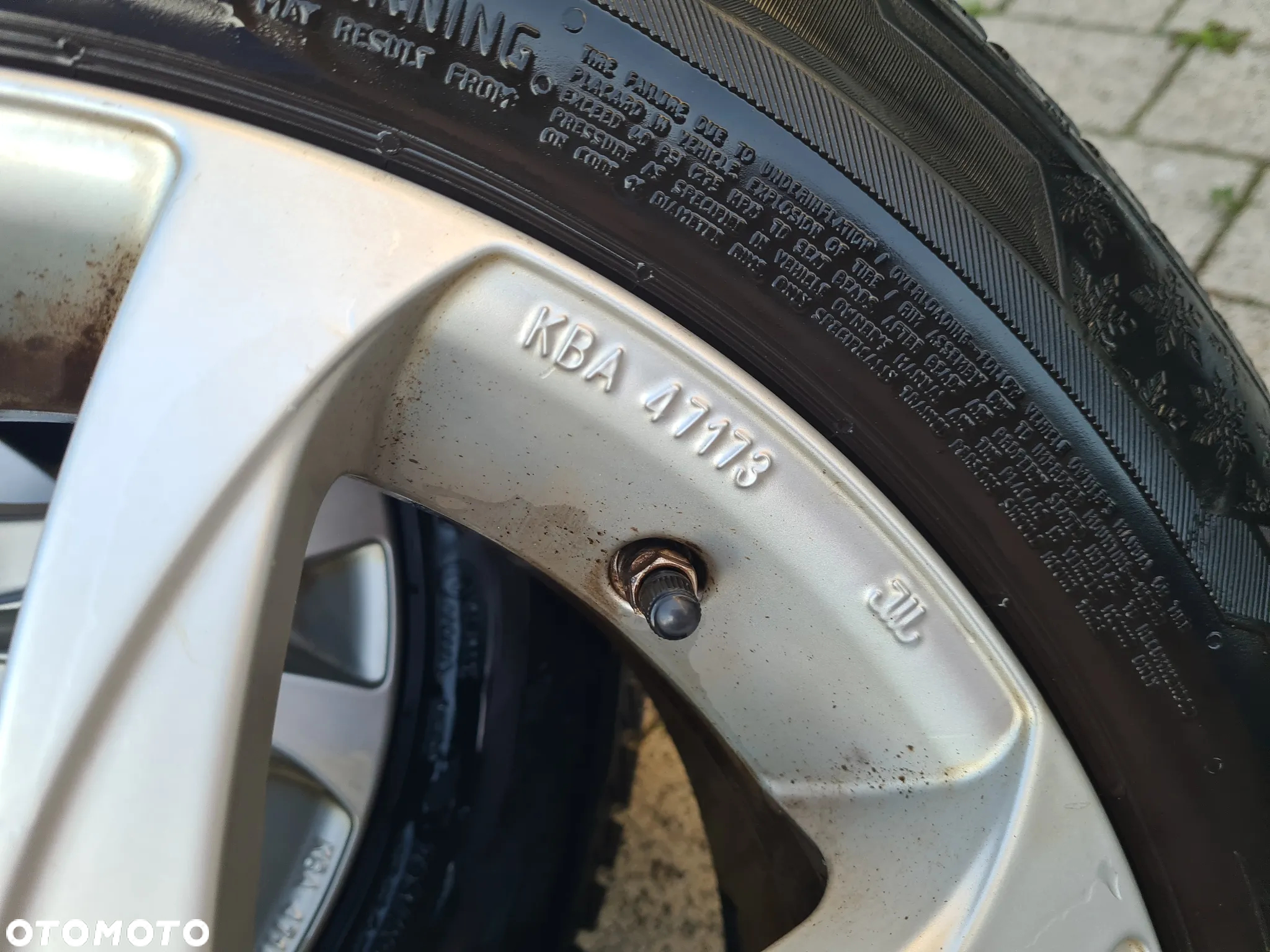 4 felgi aluminiowe ALU r16" cali 6,5jx16 et55 rozstaw 5x114,3 Mazda 6 GH opony ZIMA Barum 205/60r16 koła - 3