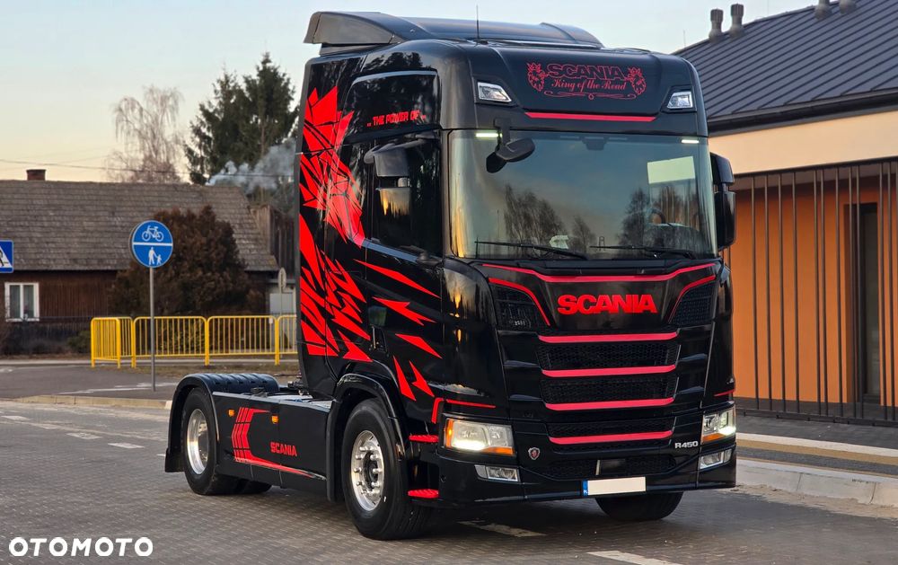 Scania R450 ❗️STANDARD / HYDRAULIKA / ALUFELGI / NAVI / LED / VIRTUAL COCKPIT / DUŻE ZBIORNIKI / ZABUDOWY MIĘDZYOSIOWE / RETARDER / LODÓWKA / ACC / NOWE SPRZĘGŁO I HAMULCE / BEZ EGR / SALON POLSKA ❗️ - 16