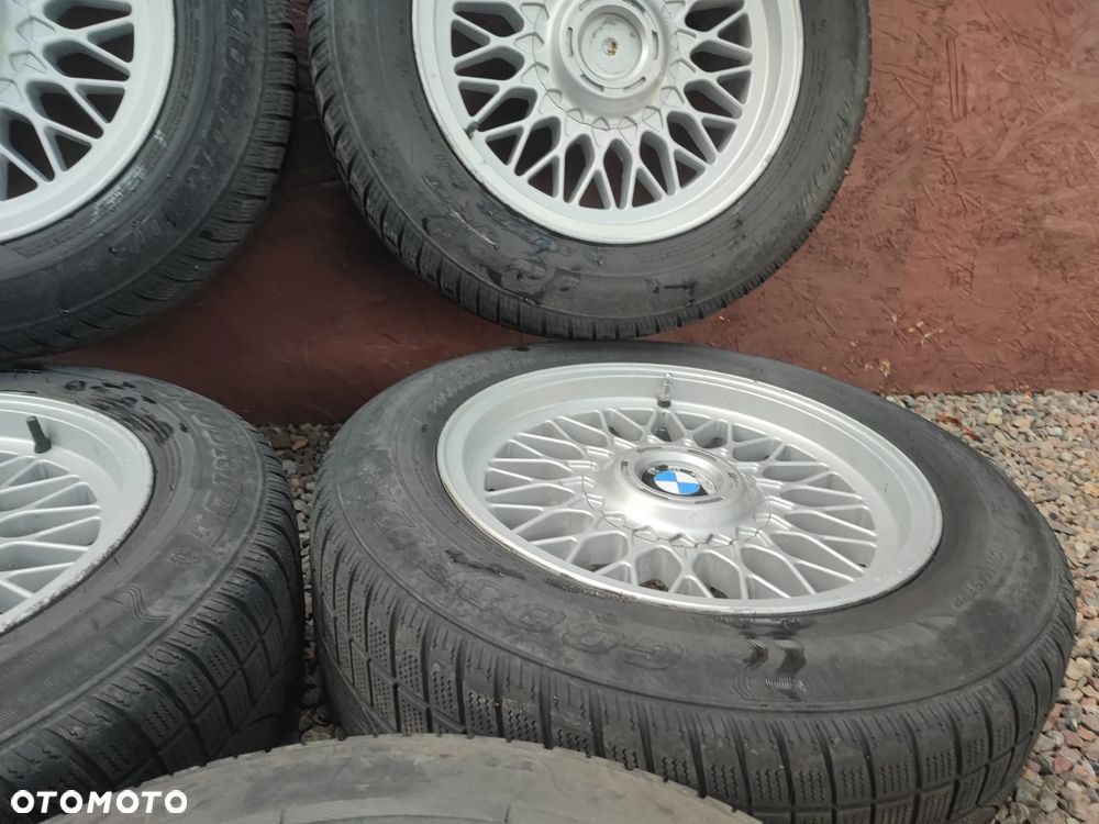 BMW  E39 / E46 / E38 / E36 / E34 / E32 / E60 / ITP. ORYGINALNY KOMPLET FELG STYLING 5 ( 4 SZTUKI + 1 ZAPASÓWKA ) + DEKIELKI W ROZMIARZE 16 CALI 7J ET20 O NR. 36 11 1 092 336 OEM W DOBRYM STANIE + OPONY GRATIS POD PROJEKT / M5 / RARYTAS - 22