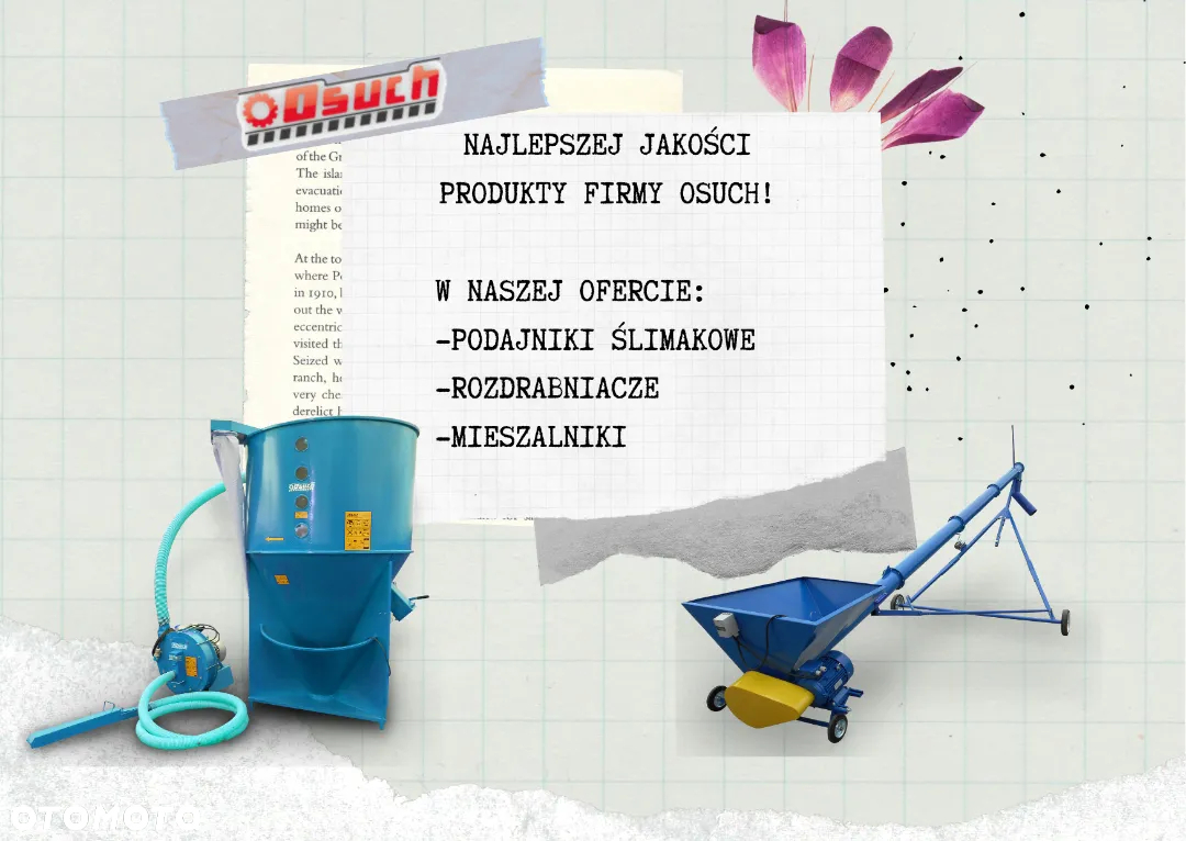 PODAJNIK/ PRZENOŚNIK ŚLIMAKOWY/żmijka do zboża/ pelletu/ trocin  podajniki przenośniki ślimakowe żmijki fi 140 fi 200 - 11