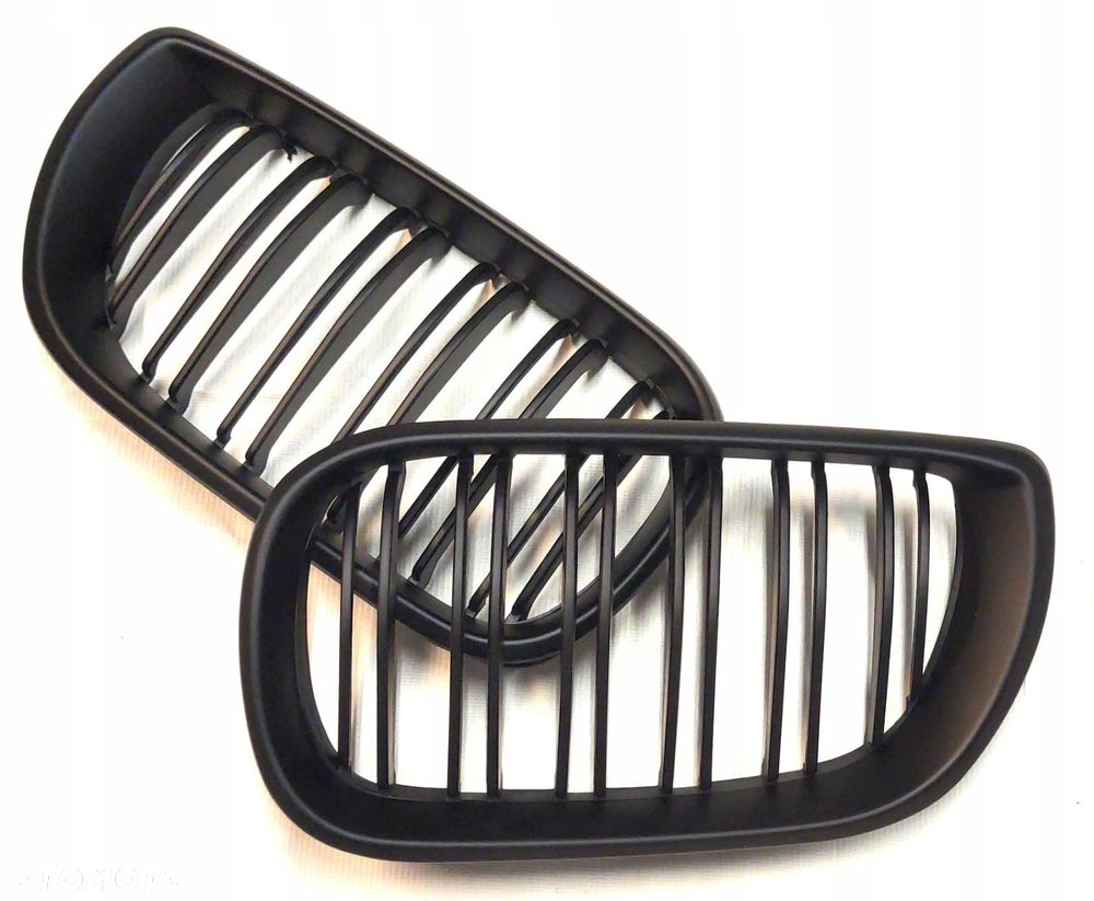 Atrapa Grill Nerki Kratki kpl Czarny mat M3-look BMW 3 E46 Lift 01-05 kombi - 1