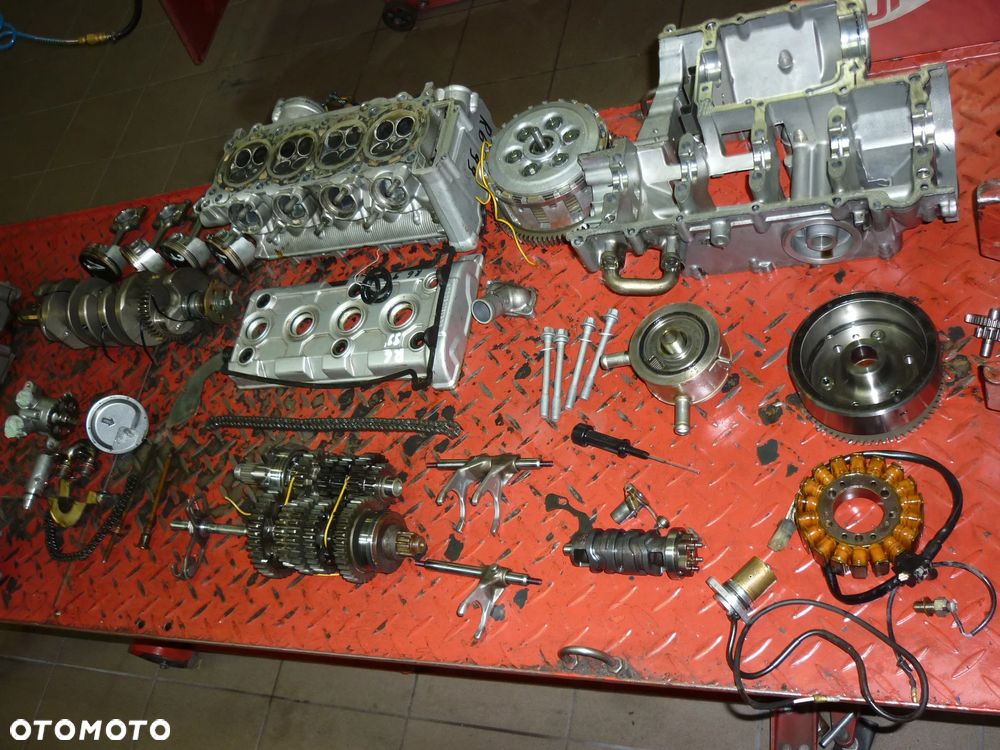 Wał korbowy korbowody panewki tłoki yamaha R6 1998-2002 - 10