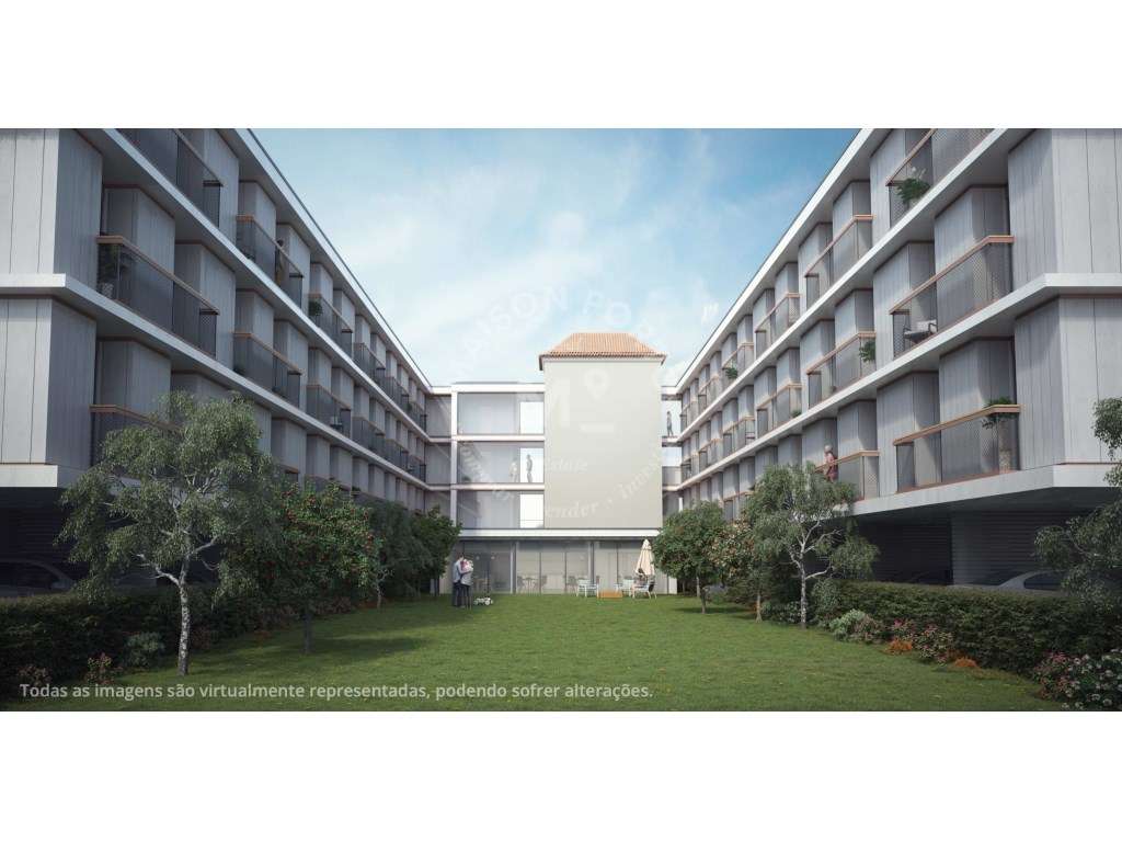 Apartamento T2 com Varanda e Lugar de Estacionamente Próximo ao Pól... - Grande imagem: 2/8