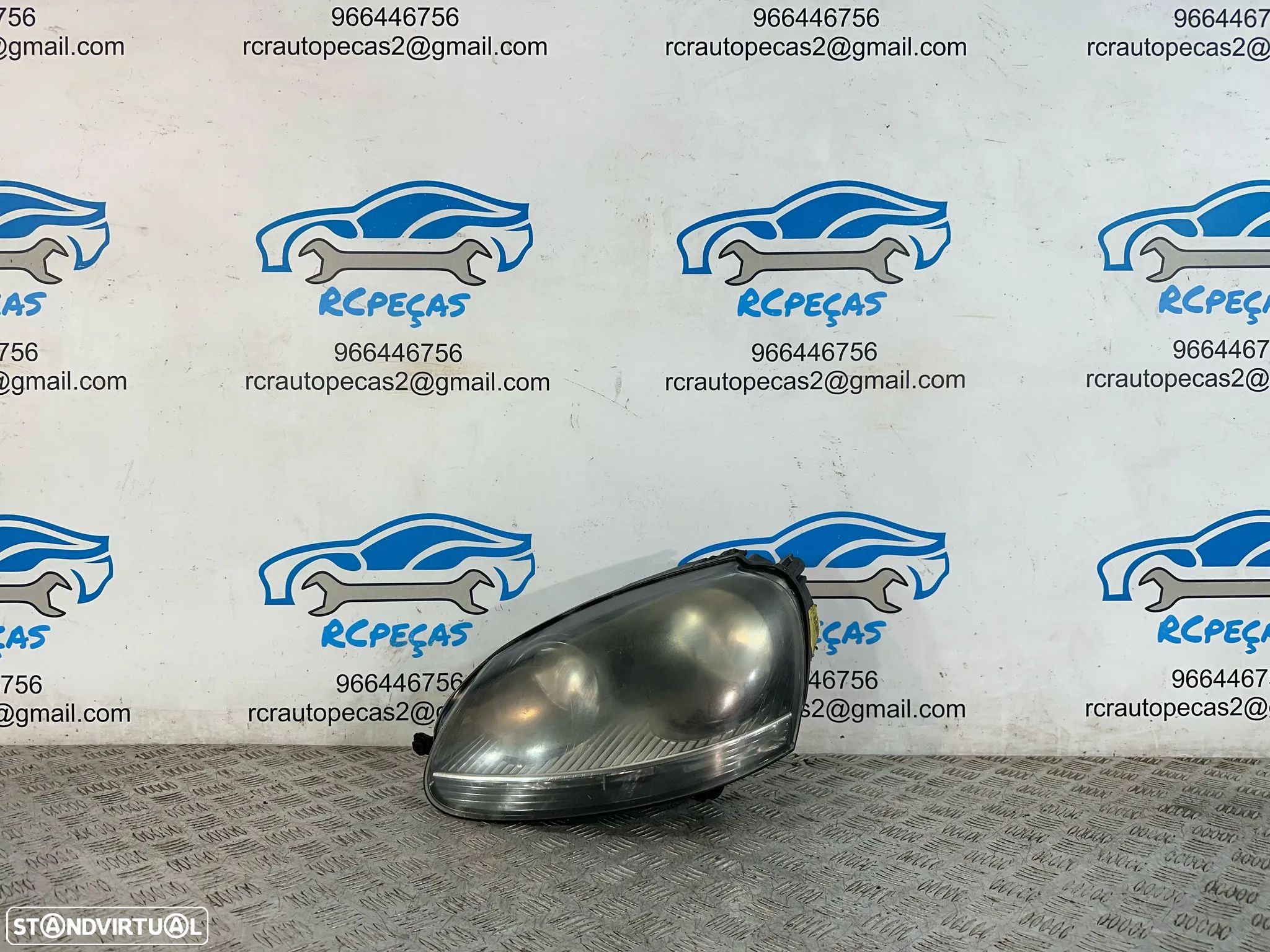 .Otica Farol Esquerda Original Halogénio VW Volkswagen Golf 5 MK5 V Variant Jetta 1K6941005AA 2003 – 2010 - 1