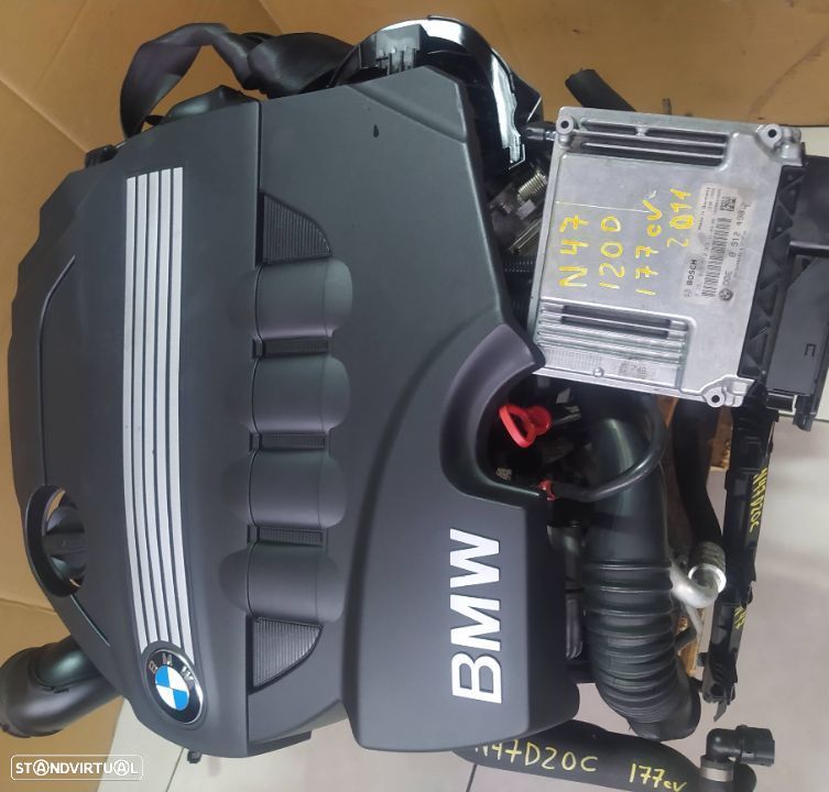 Motor BMW 120D 320D 177cv E87 E90 120 mil km 2011 N47D20C caixa automatica 6HP21 - 2