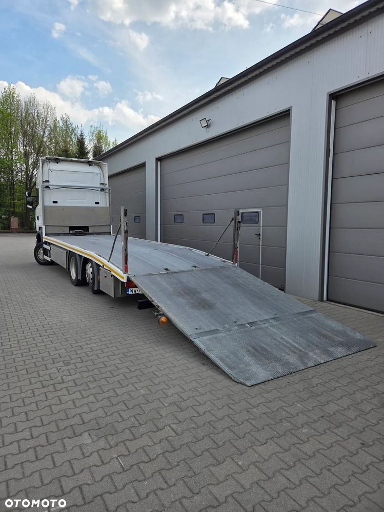 Scania R420 LB6x2-4HNB - Pomoc drogowa hydrauliczne najazdy samochód specjalny po przewozu maszyn budowlanych podnośników koszowych zwyżek pojazdów i innych BEKO THORRY ZANNER - 8