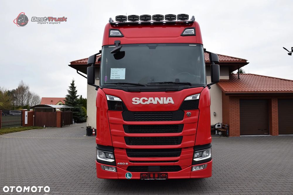 Scania S450 / FULL LED / KLIMA POST. / RETARDER / ZBIORNIKI  1400 L /  DUŻE ZEGARY - 10