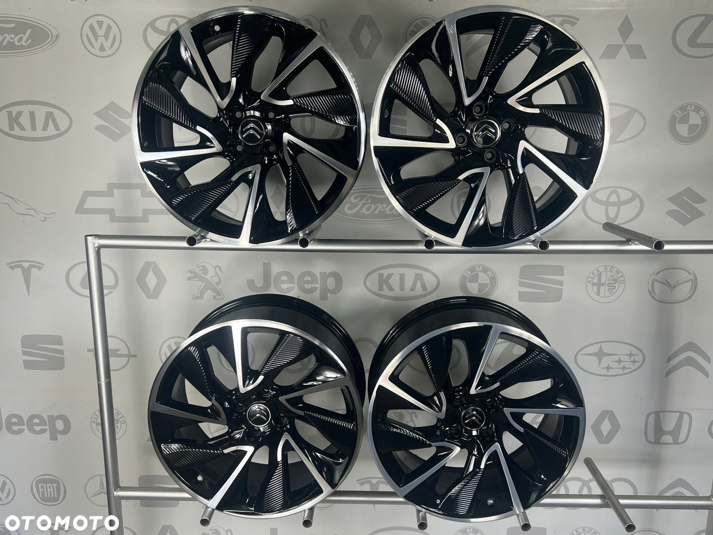 FELGI ALU CITROEN PEUGEOT DS 19 4X108 ET29 ORYGINALNE IDEALNE - 2