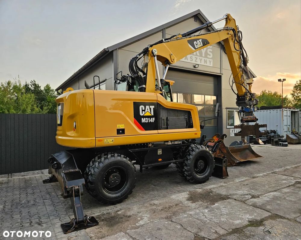 Caterpillar KOPARKA KOŁOWA CAT CATERPILLAR M314F M314 313 314 315 2018R ROTOTILT - 4