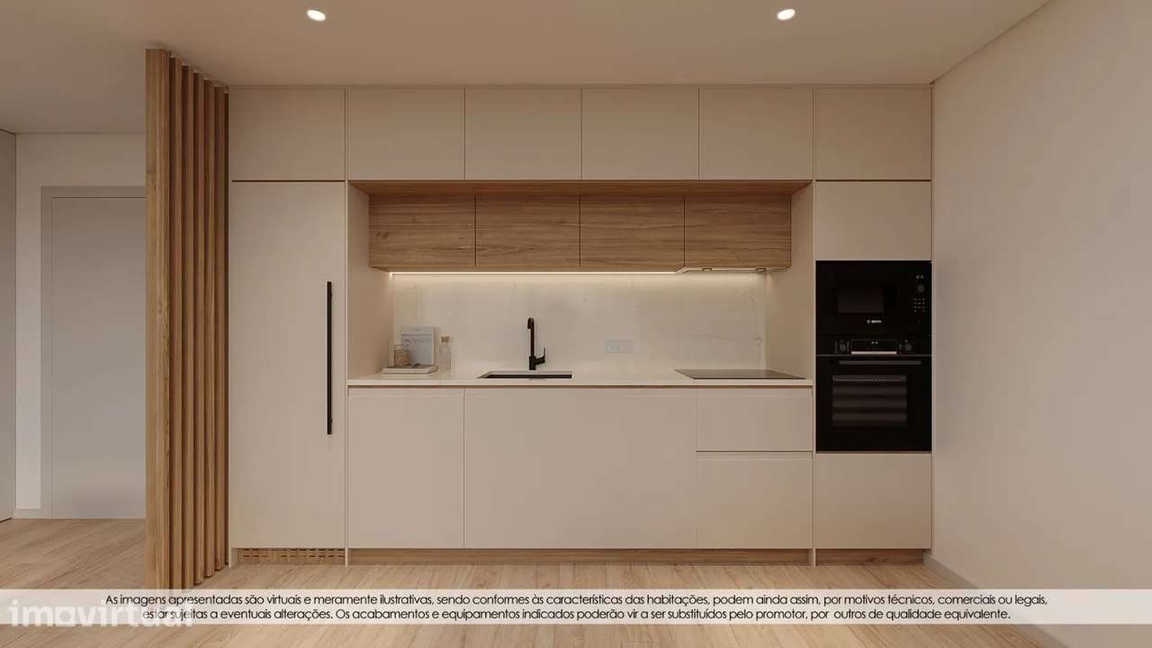 Apartamento T1 Novo c/Terraço e Lugar de Garagem em Soares dos Reis - Grande imagem: 4/12