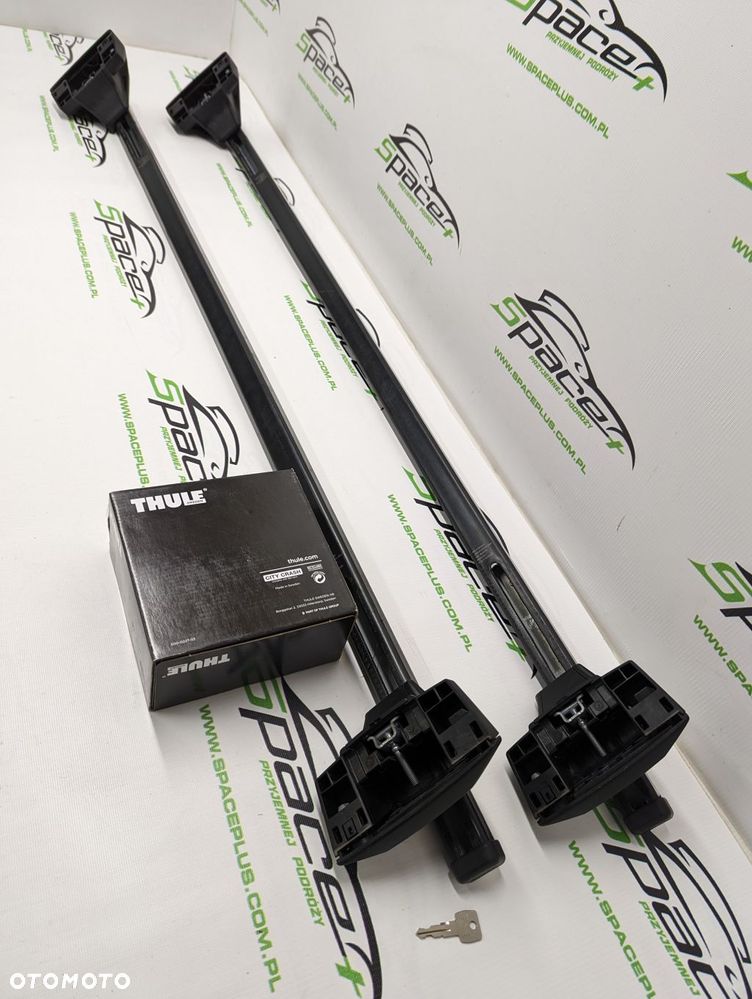 Bagażnik dachowy Thule: belki 7121 + Stopy 7106 + kit - 7