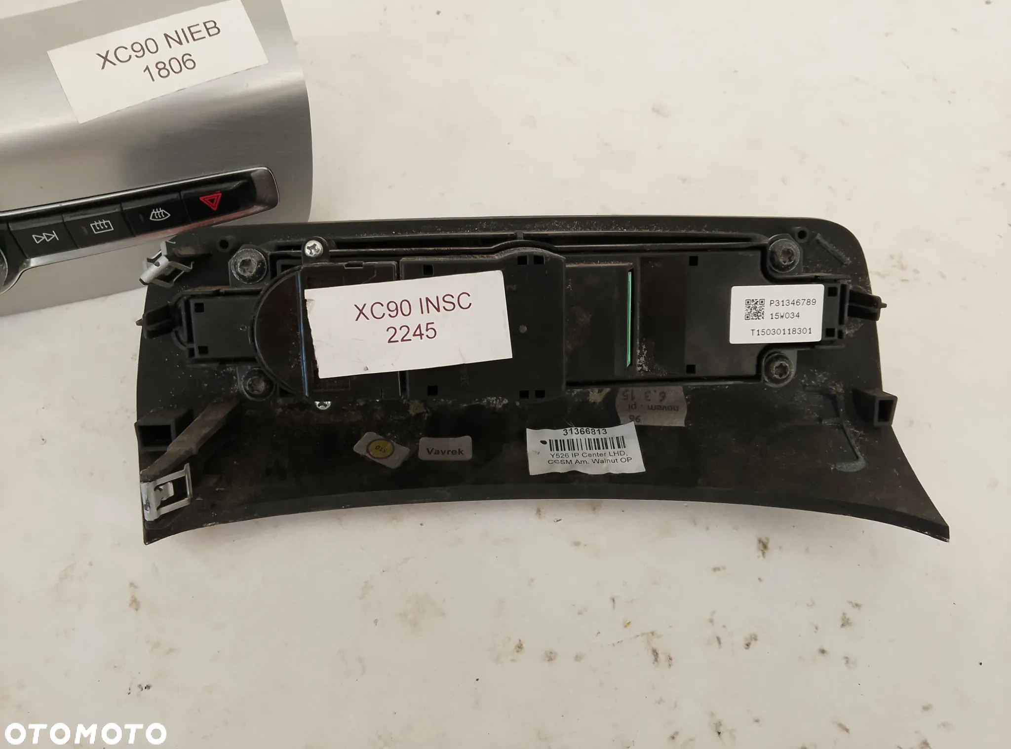 Panel sterowania radia XC90 II - 3
