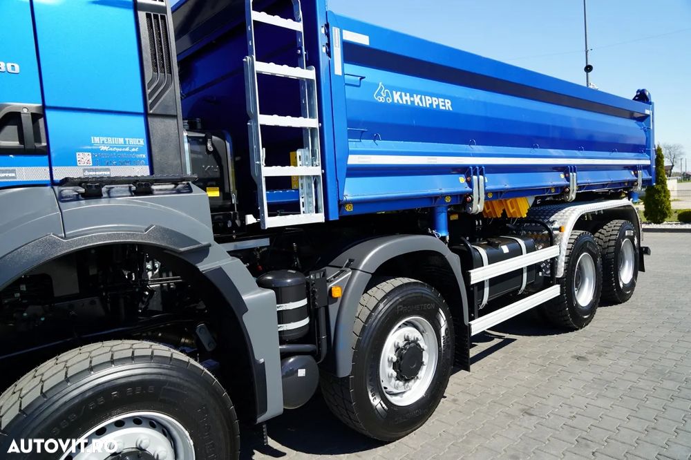 MAN TGS 41.480 / 8x6 / BASCULANĂ SPATE / MANUAL / NOU NOU / KH-KIPPER / - 25