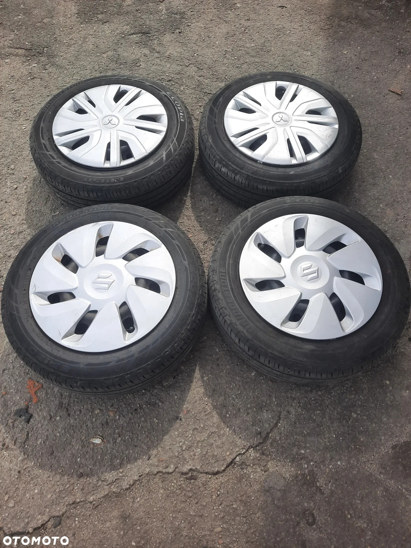 Koła 14 Mitsubishi 4x100 opony Semperit 165/65R 14 letnie - 10