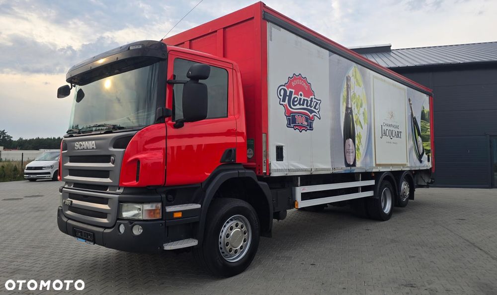 Scania P380 6x2 Euro 5 bez EGR! full air napojówka kurierka 20 palet otwierane boki rama do zabudowy! - 9