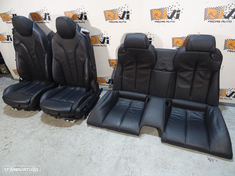 Bancos BMW Serie 6 Coupe F13 Pack M em Pele com Quartelas - 3