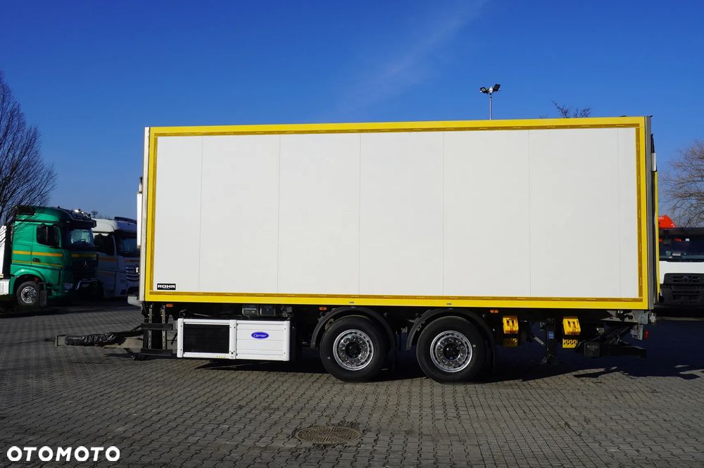 Inny Przyczepa chłodnia przejazdowa ROHR / Carrier Supra 850 / Winda Bär 2500 kg - 2