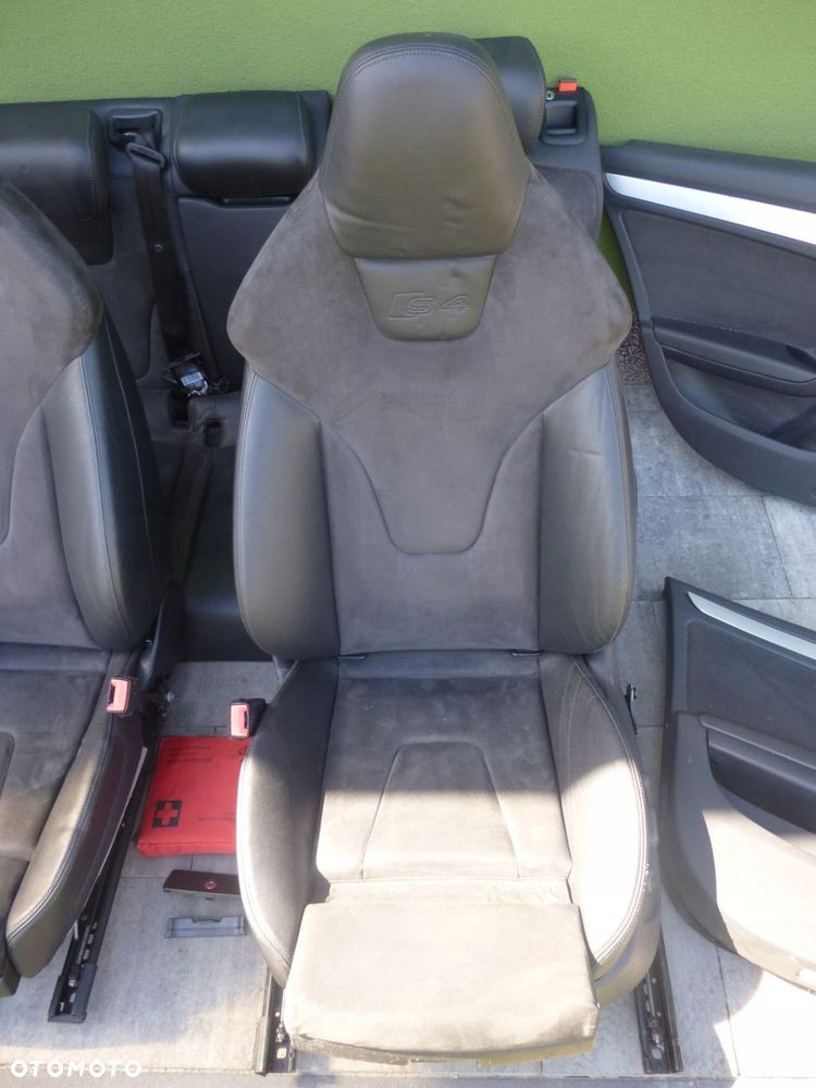FOTELE KANAPA KUBEŁKI AUDI S4 B8 ALCANTARA ELEKTRYCZNE - 3
