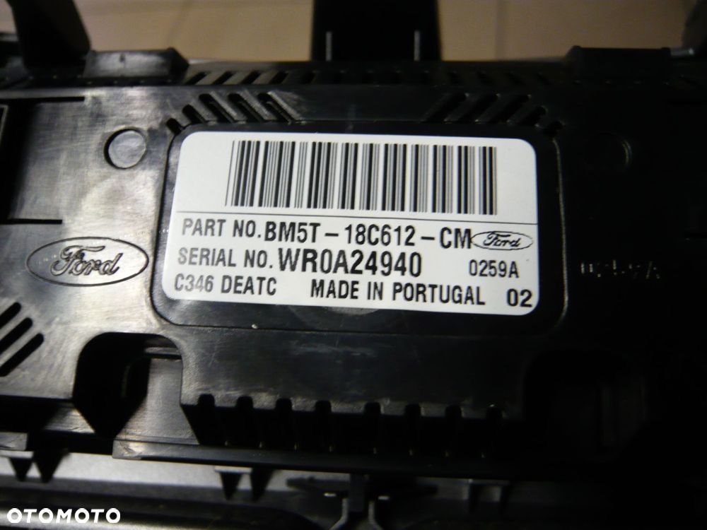 panel sterowania klimatyzacji bm5t-18c612-cm ford focus mk3 - 2