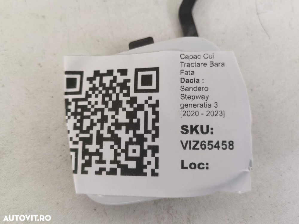 Capac Cui Tractare Bara Fata Dacia  Sandero Stepway generatia 3 2020 2 - 4