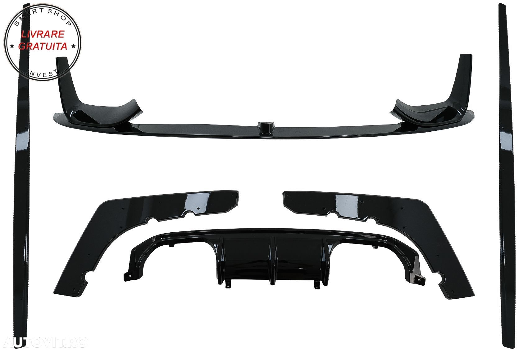 Pachet Exterior Complet Aero BMW F80 M3 Sedan F82 M4 Coupe (2014-2019) M Sport Des- livrare gratuita - 1
