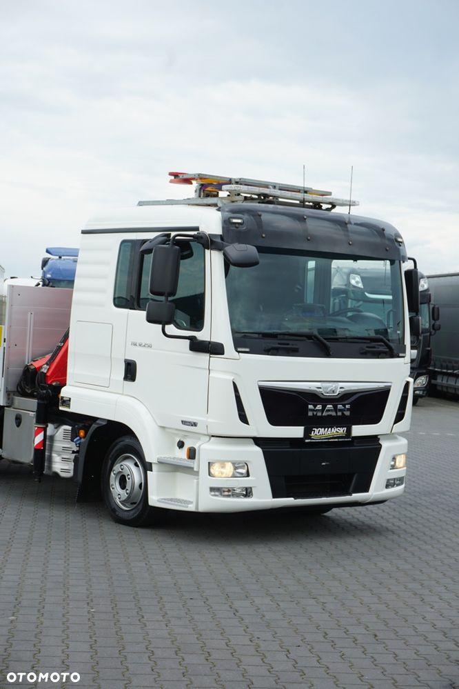 MAN / TGL / 12.250 / SKRZYNIOWY + HDS / FASSI F 65 / PILOT - 38