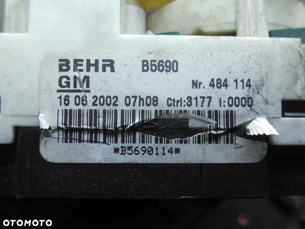 PANEL KLIMATYZACJI B5690 OPEL ZAFIRA A - 2