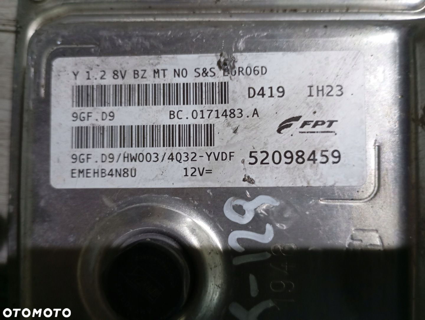 STEROWNIK SILNIKA FIAT LANCIA 52062459 9GF.D9 - 2