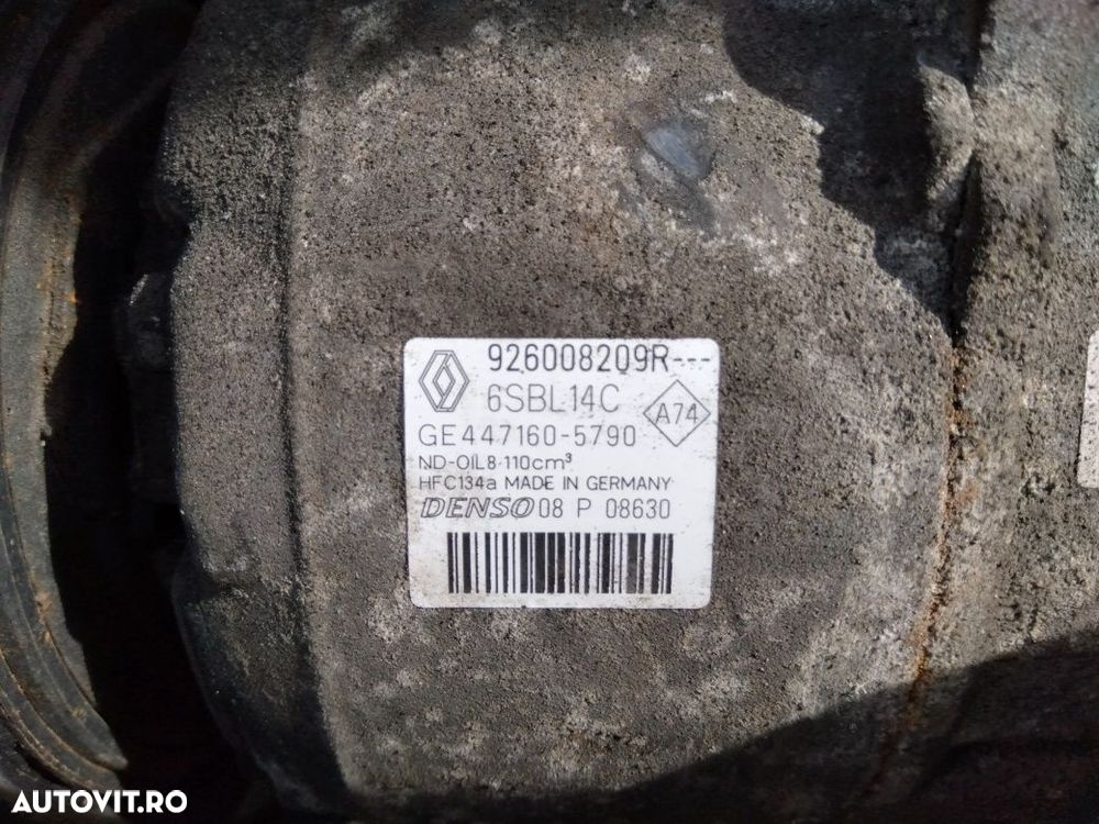 Compresor ac/clima Renault Megane 3 GT-LINE 1, 5 dci euro5 - 2