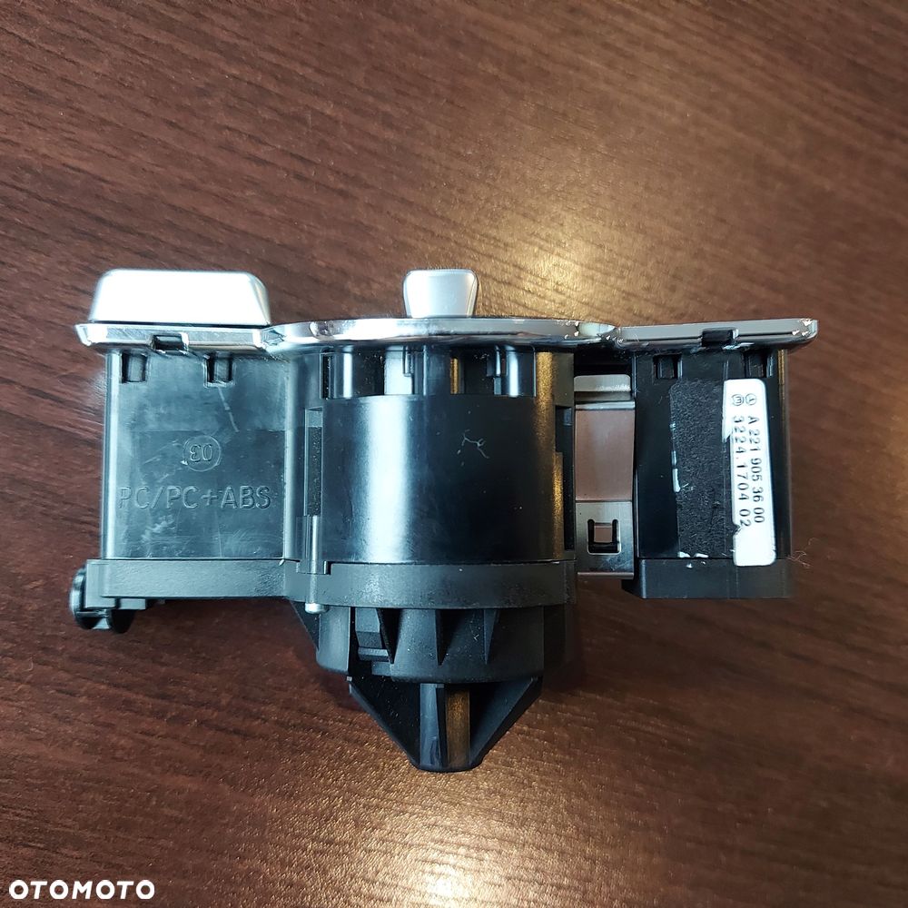 PRZELACZNIK SWIATEL PANEL STEROWNIK MERCEDES S W221 CL W216 ORYGINAL DEMONTAZ 2219053600 - 3